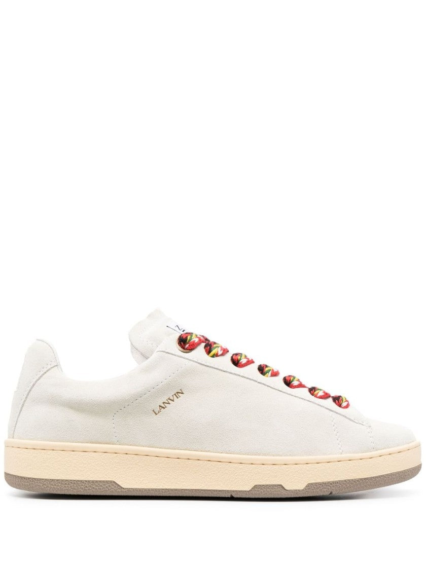 Lanvin Low-Top Sneakers With Multicolored Laces