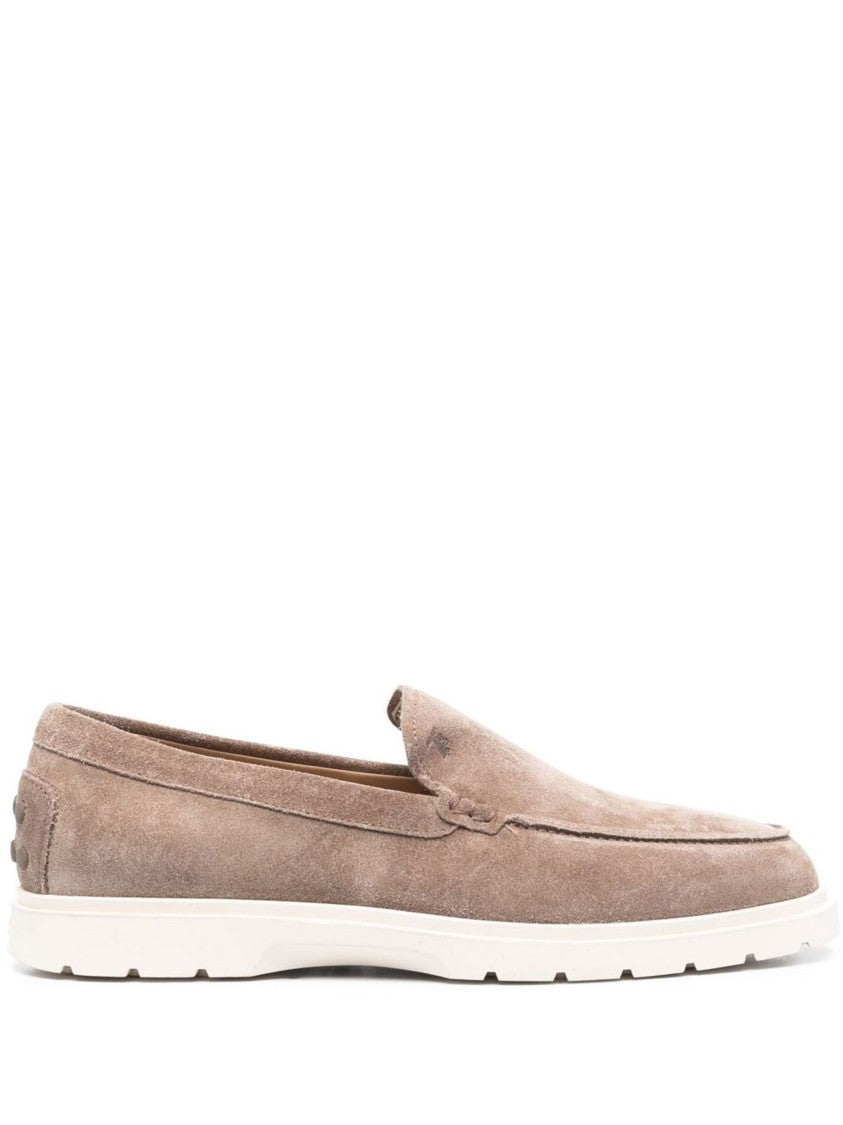 Tod's Moccasin Slipper Refined Suede Loafers