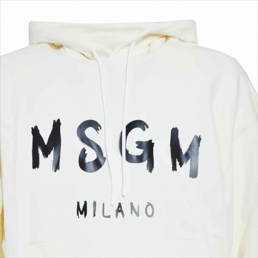 Msgm Relaxed-Fit Hoodie With Bold Graphic Logo
