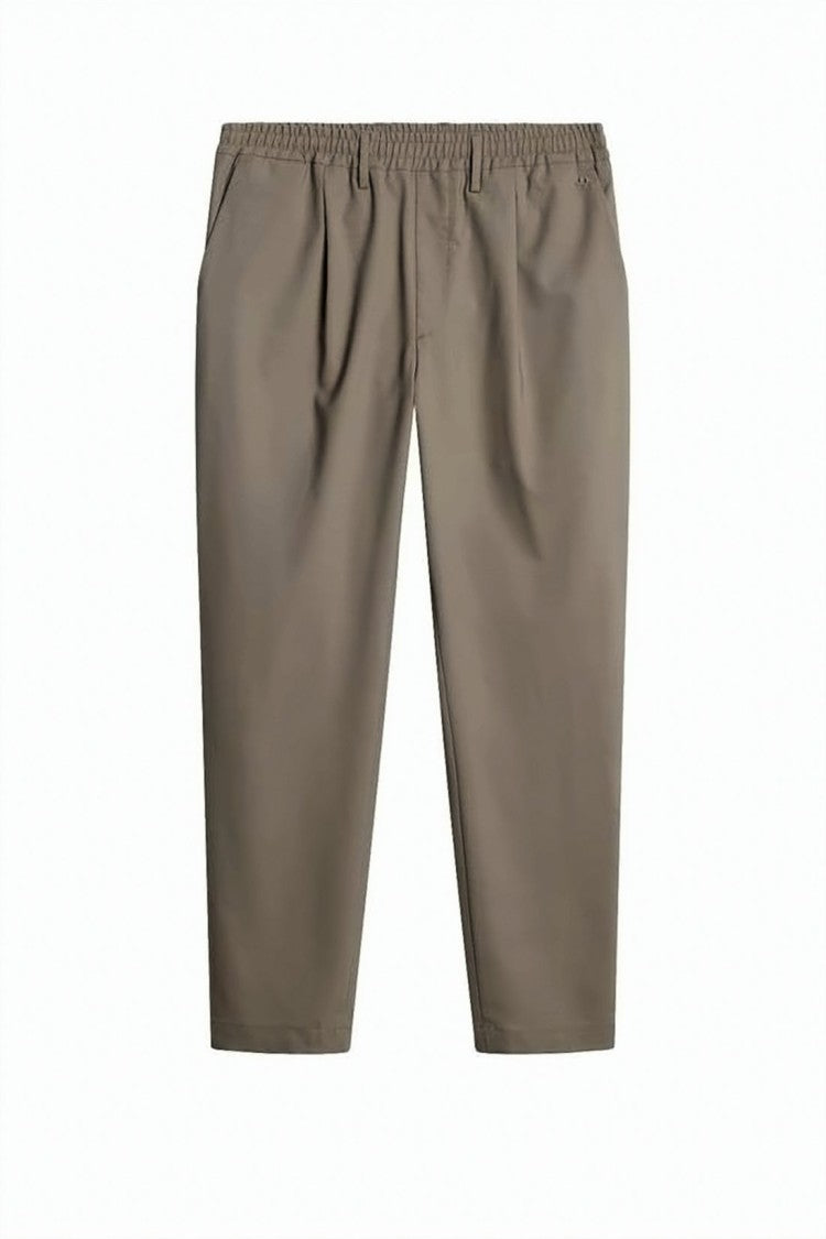 J Lindeberg Tailored Straight Pants With Elastic Waistband