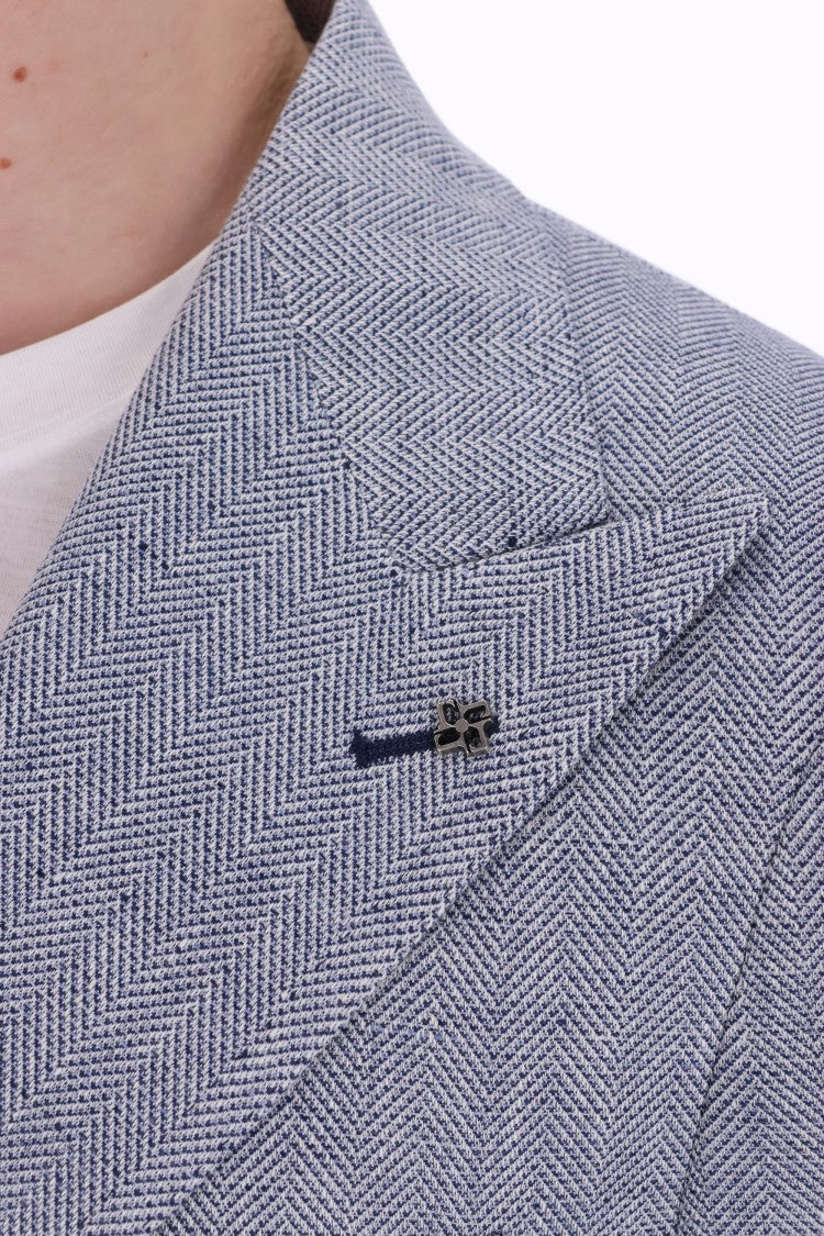 Tagliatore Pino Lerario Line Linen-Cotton Jacket