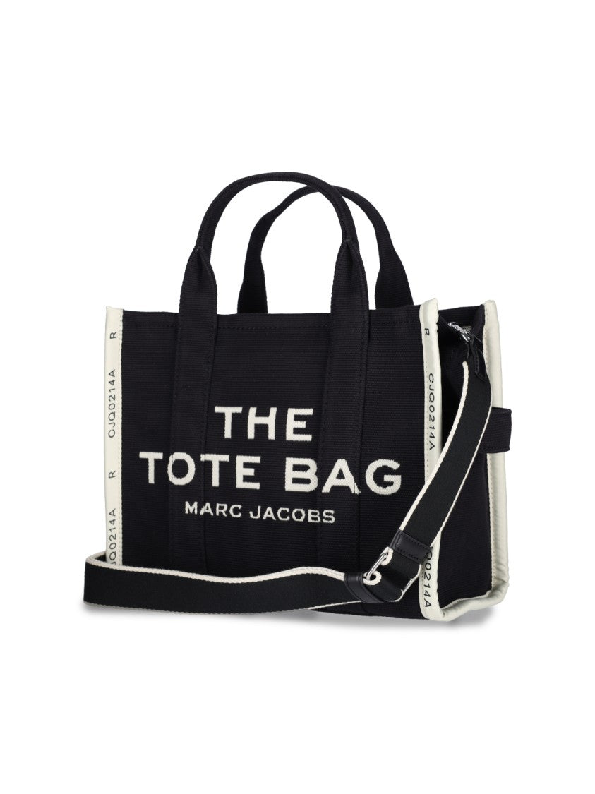 Marc Jacobs Medium Tote Bag "The Jacquard Tote" – Black