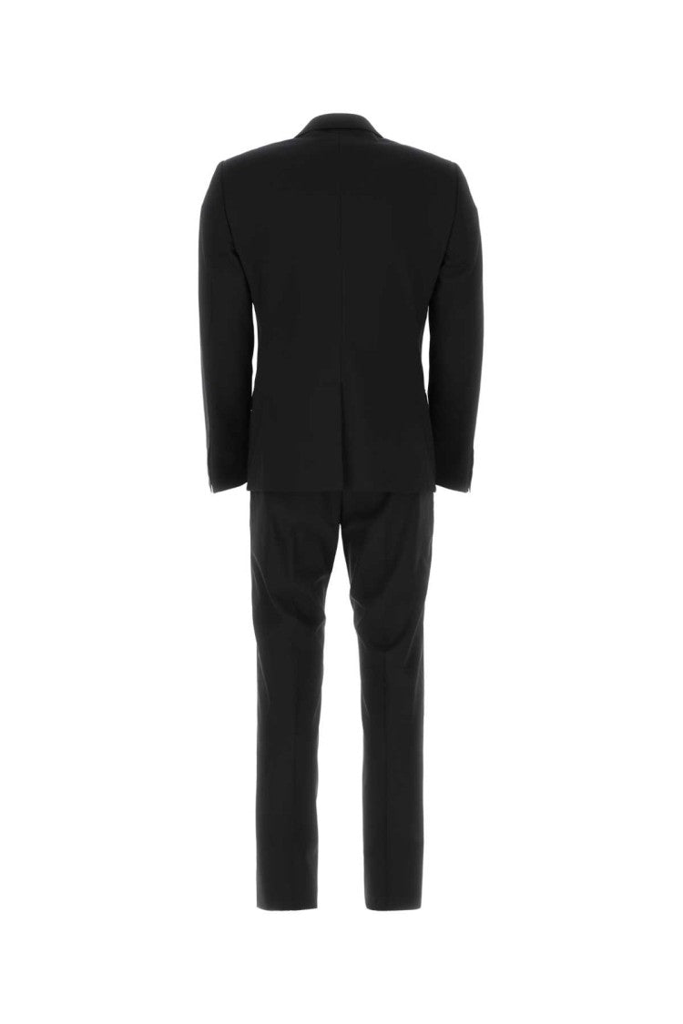 Dolce & Gabbana Black Stretch Wool Tuxedo