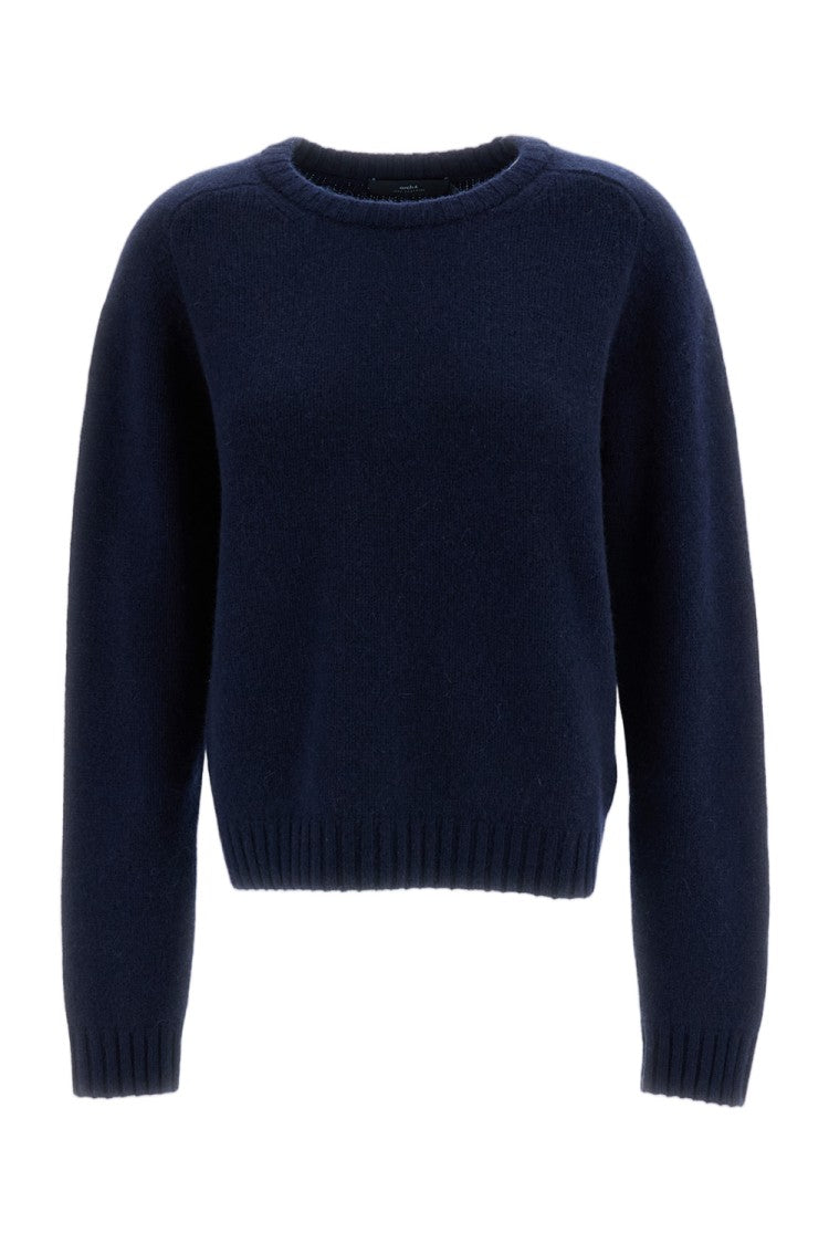 Arch4 Navy Limerick Heavyweight Chunky-Knit Cashmere Sweater