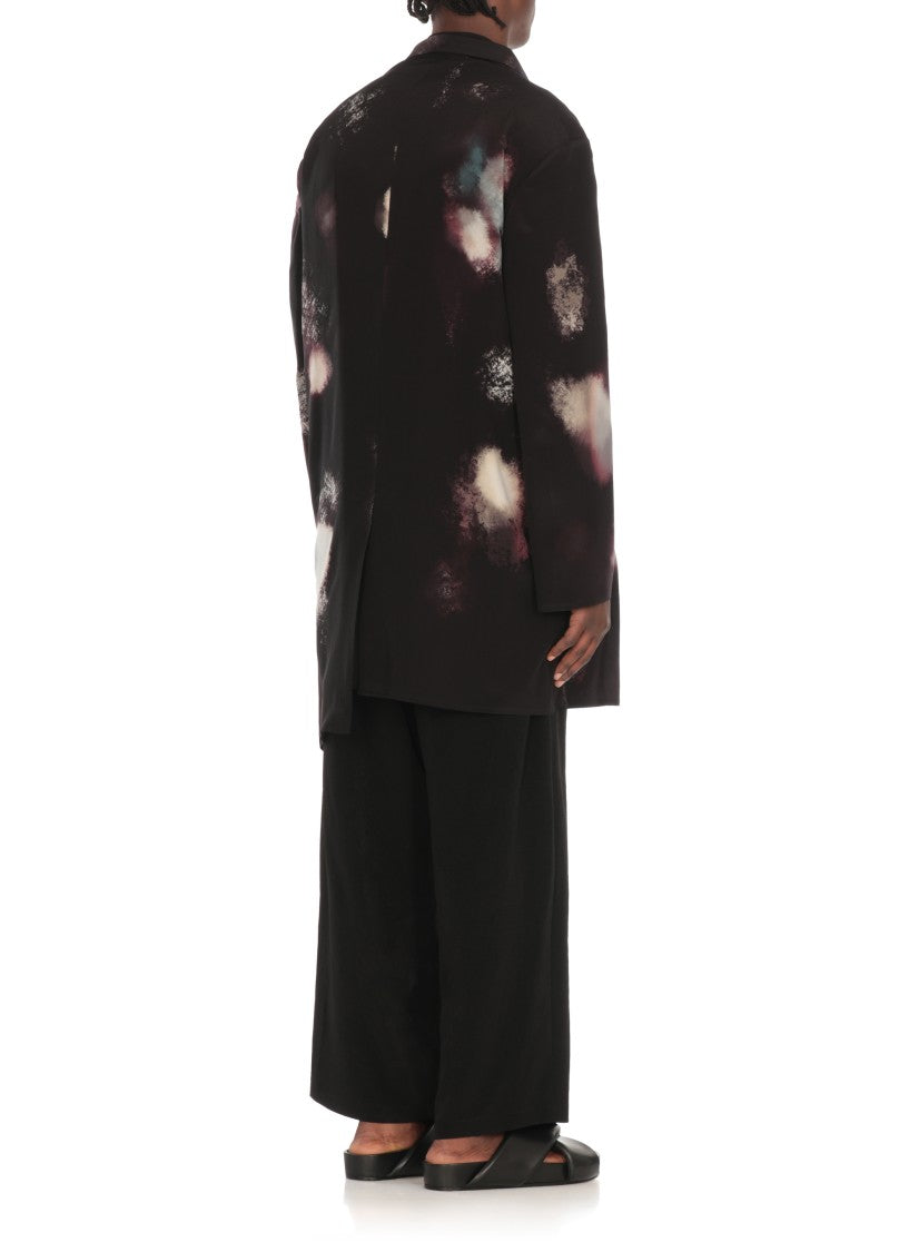 Yohji Yamamoto Black Silk Jacket