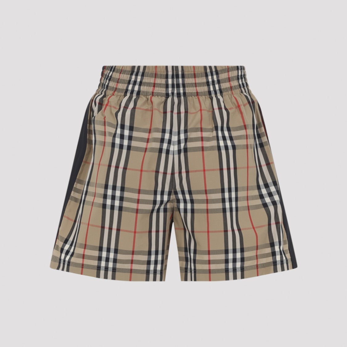 Burberry Classic Check Bermuda Shorts With Elastic Waistband