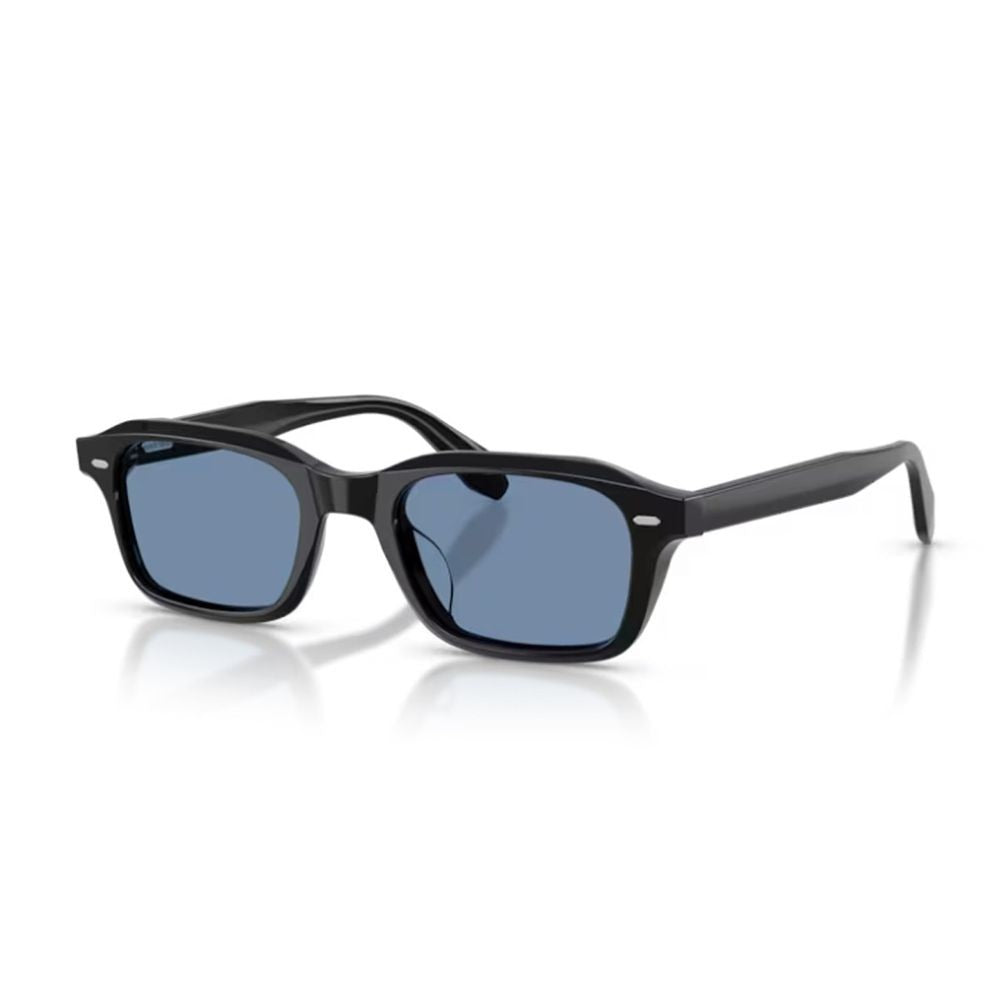 Oliver Peoples Ov5588su - N.08 Sun Rectangular Black Acetate Sunglasses