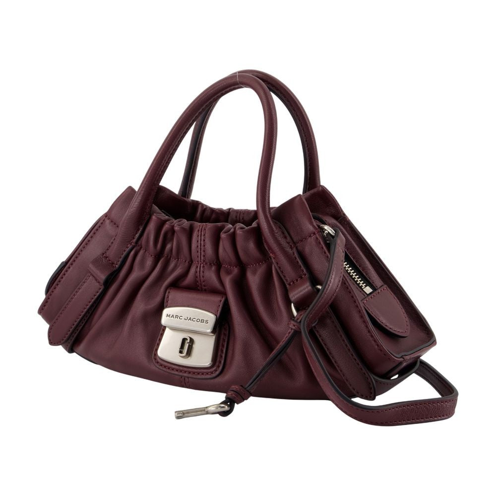 Marc Jacobs The Small Satchel Shoulder Bag - Leather - Purple