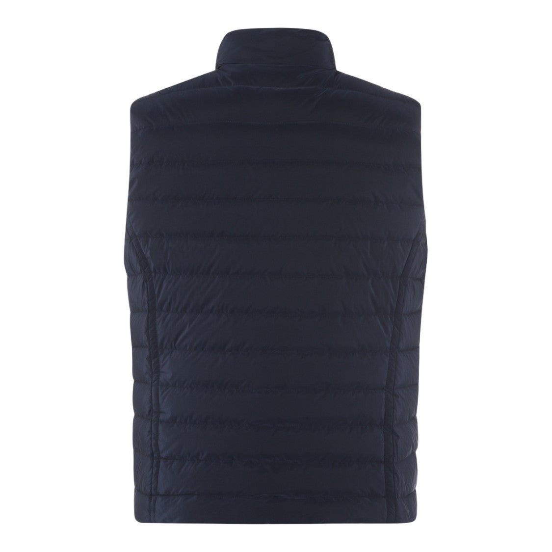 Moorer Solid Blue Tailored Coat With Classic Silhouette