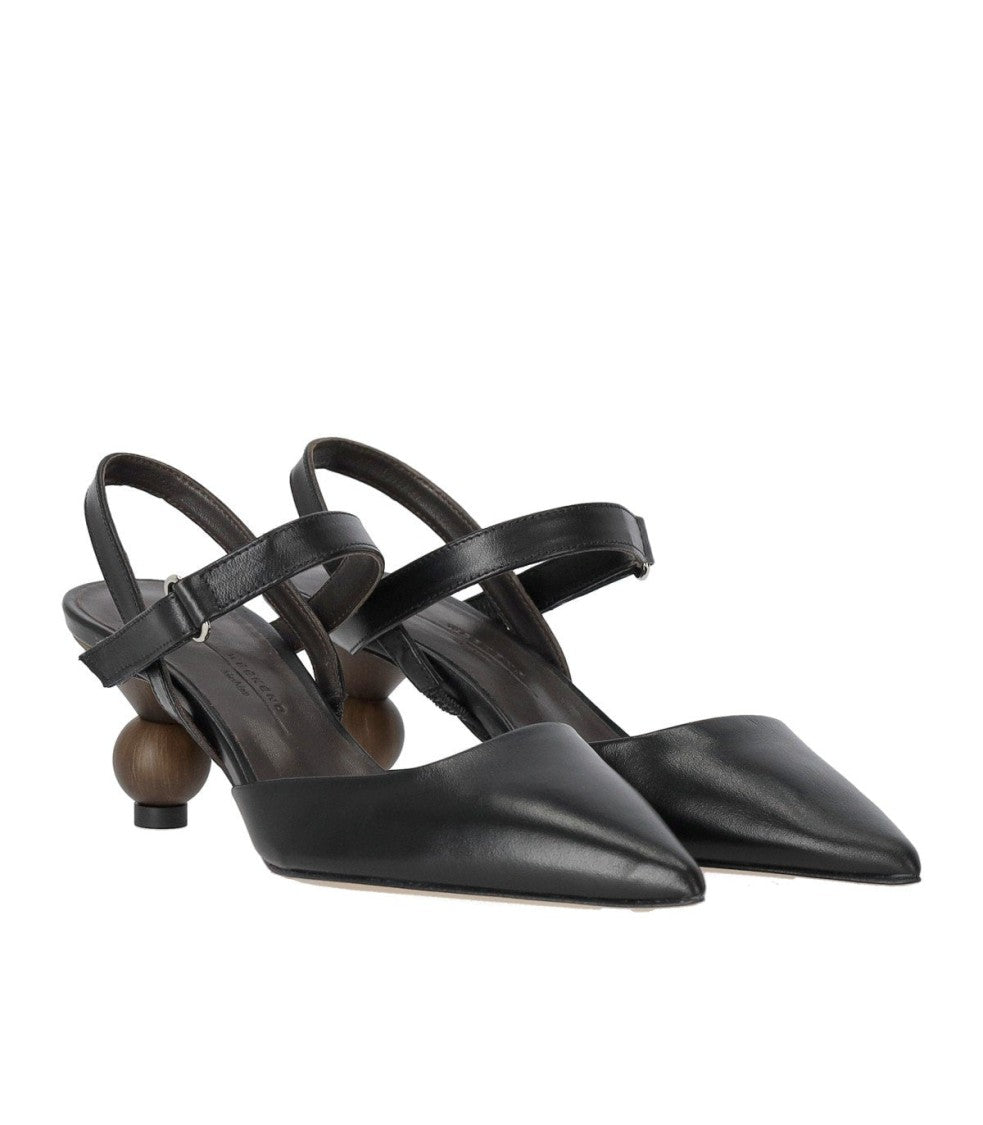 Max Mara Palo Black Slingback Pump