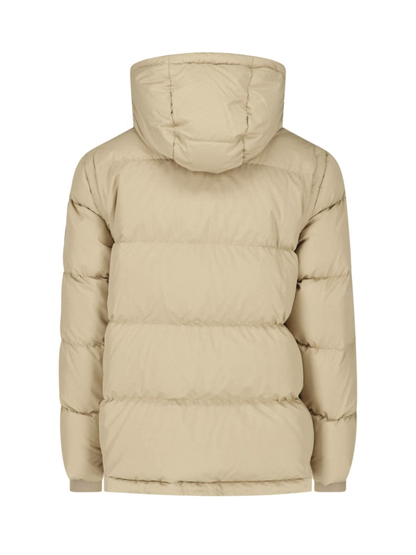 Burberry Beige Bideford Hooded Down Jacket