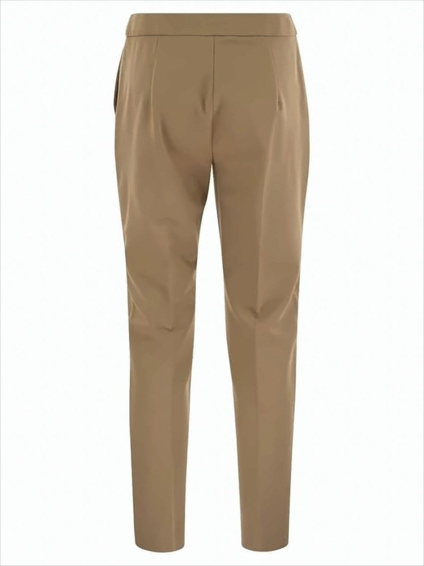 Max Mara Slim Tapered Suit Pants With Minimal Detailing
