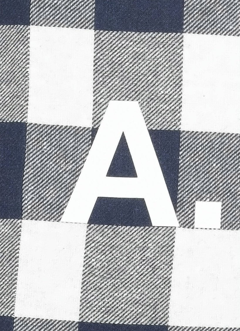 A.P.C. Checkered Polyester Shoulder Bag