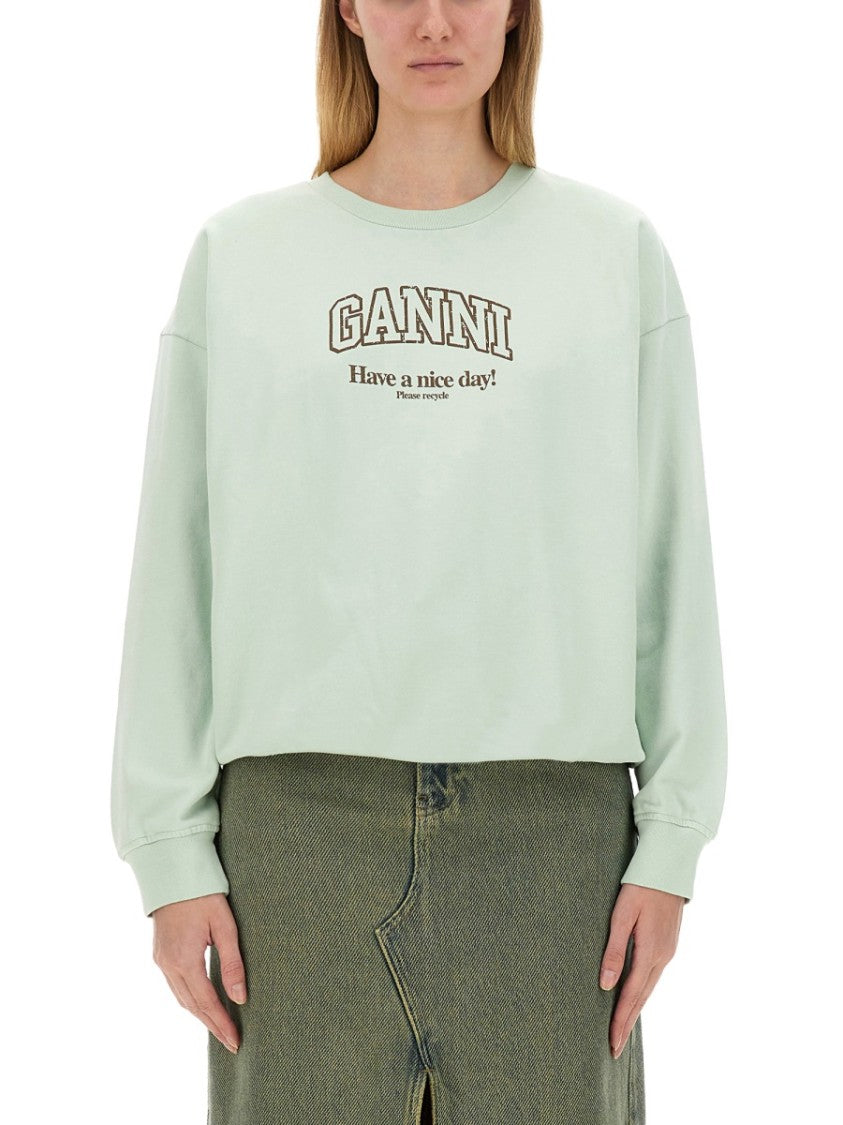 Ganni Oversize Sweatshirt