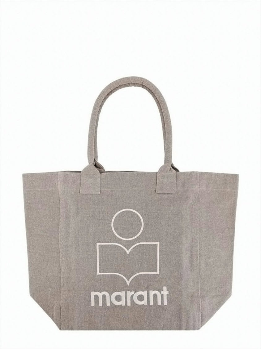 Isabel Marant Sturdy Cotton Tote Bag With Minimalist Logo Design