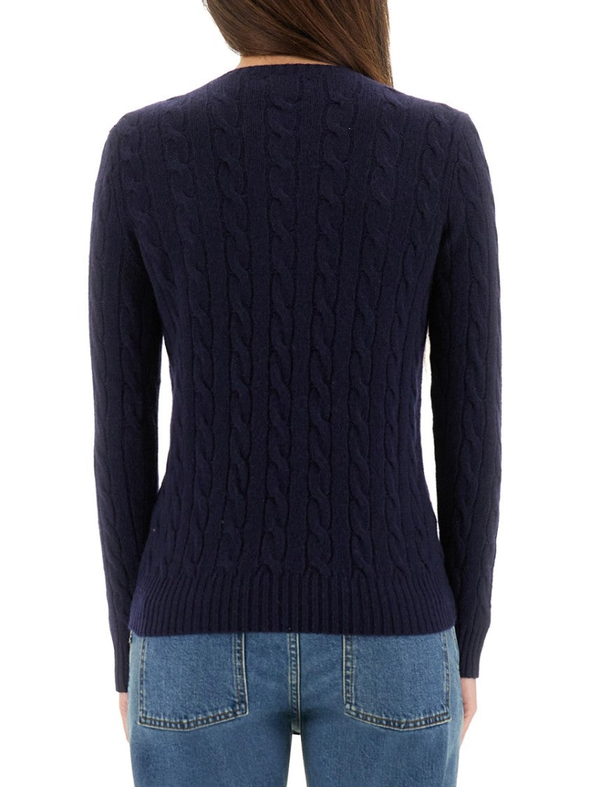 Polo Ralph Lauren Cable-Knit Sweater With Round Neckline