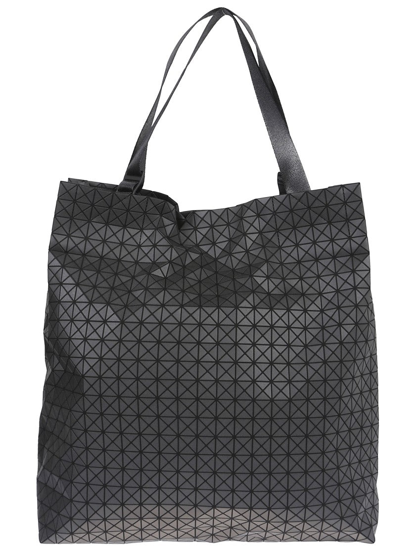 Bao Bao Issey Miyake Spacious Leather Tote With Geometric Triangular Design