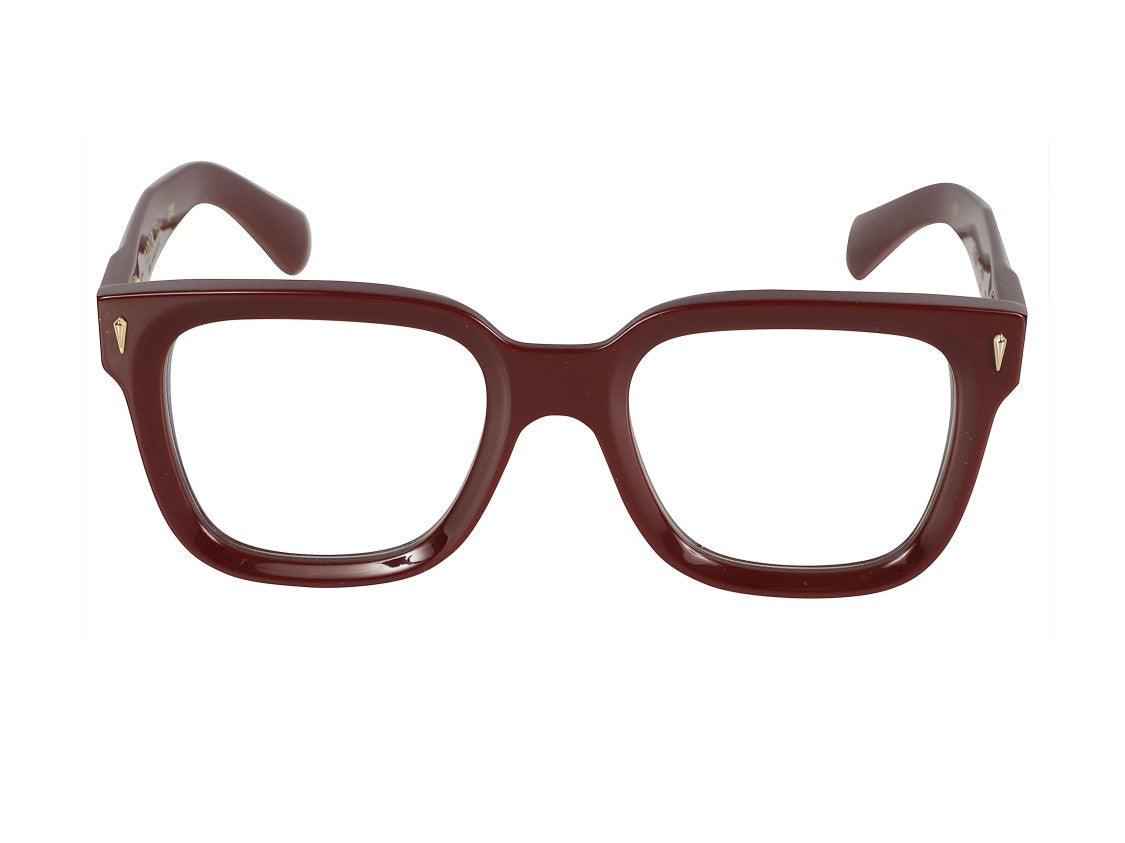 Kador Gold Kurt Oversized Square Eyeglasses
