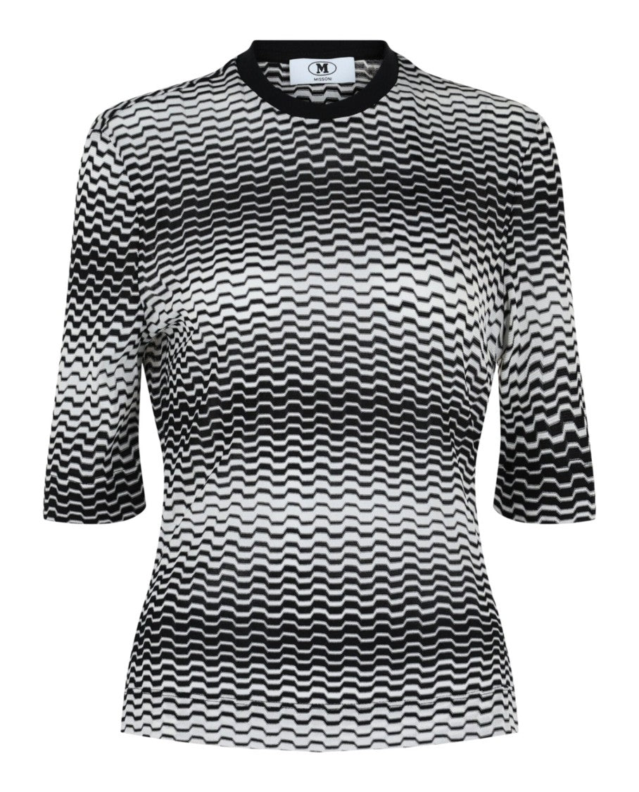 M Missoni Geo Print Mesh Tee