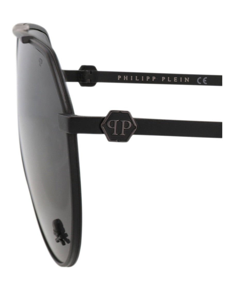 Philipp Plein Aviator-Frame Acetate Sunglasses With Polarized Lenses And Designer Case