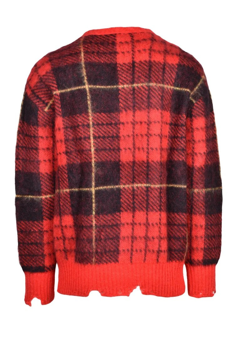 Alexander Mcqueen Mohair Silk Sweater - Red