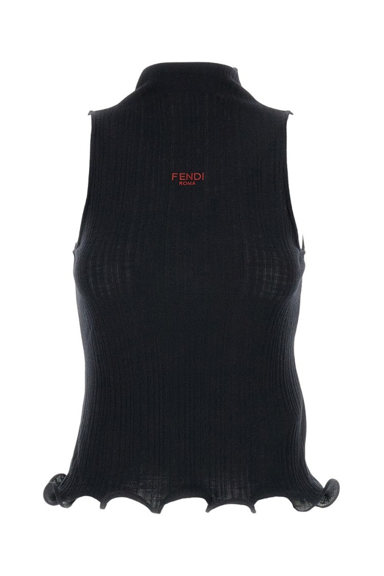 Fendi Sleeveless Fitted Top
