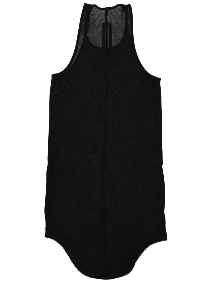 Rick Owens Basic Rib Racerback Viscose-Blend Tank Top