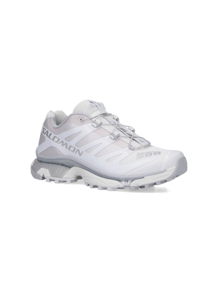 Salomon Grey Lightweight Sneakers With Quicklace System