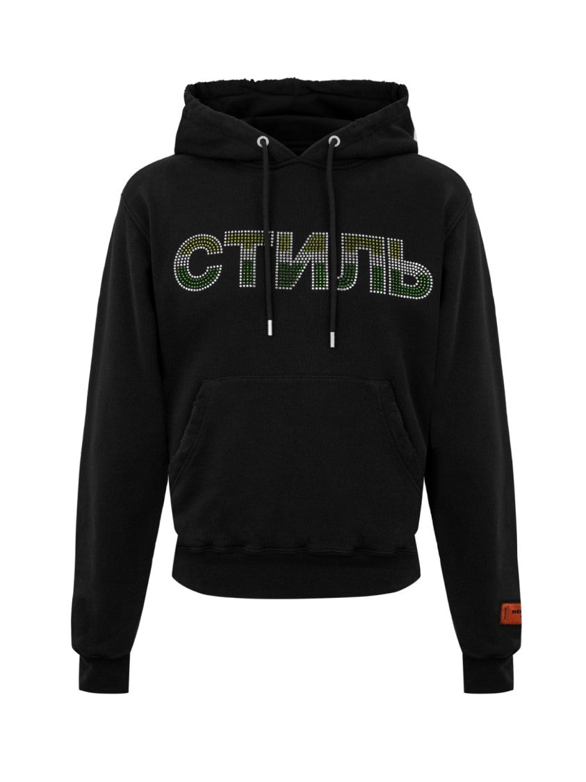 Heron Preston Ctnmb Strass Logo Hoodie