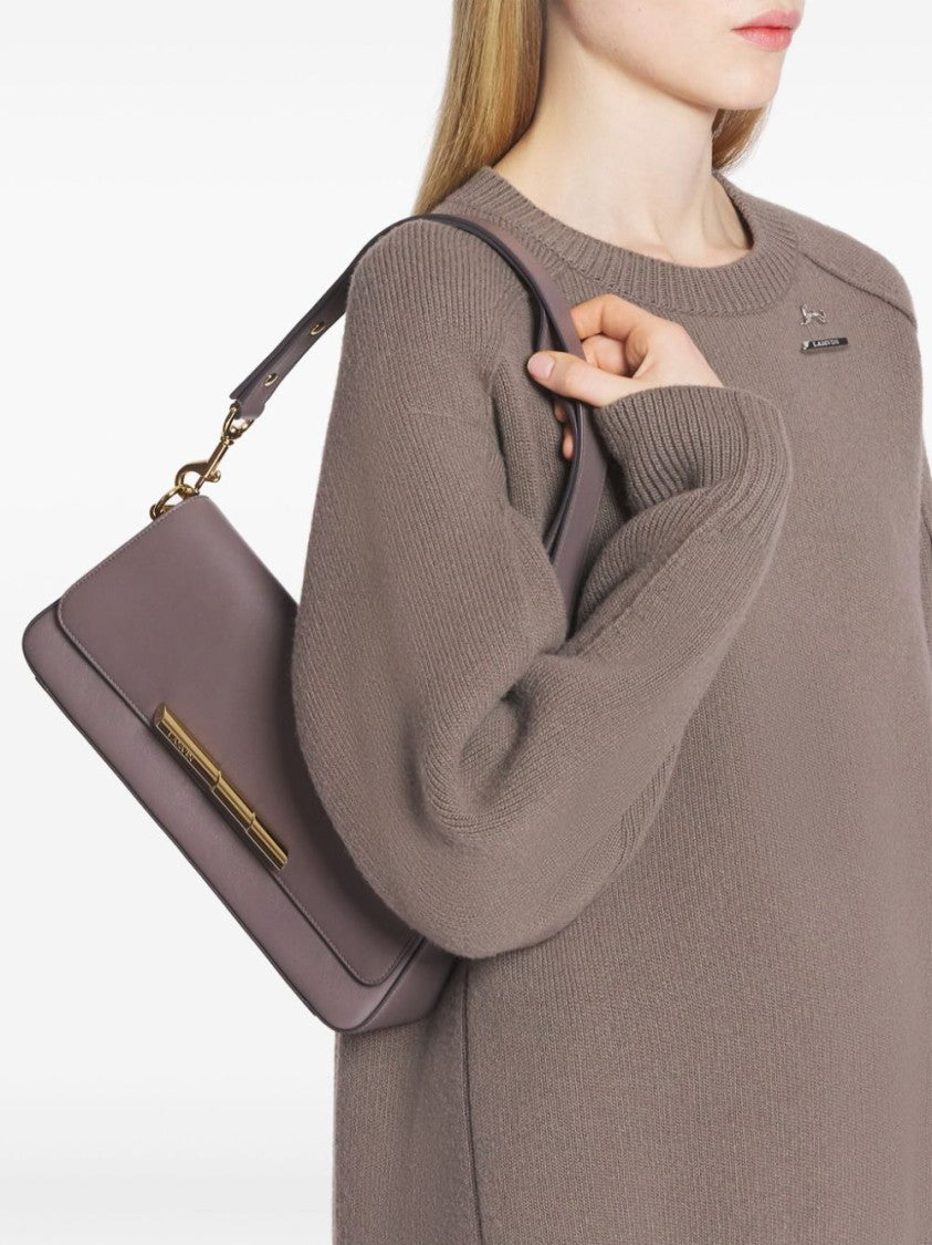 Lanvin Ochre Brown Leather Bag