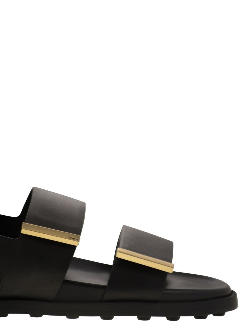 Tod's Sandal With Two Leather Straps