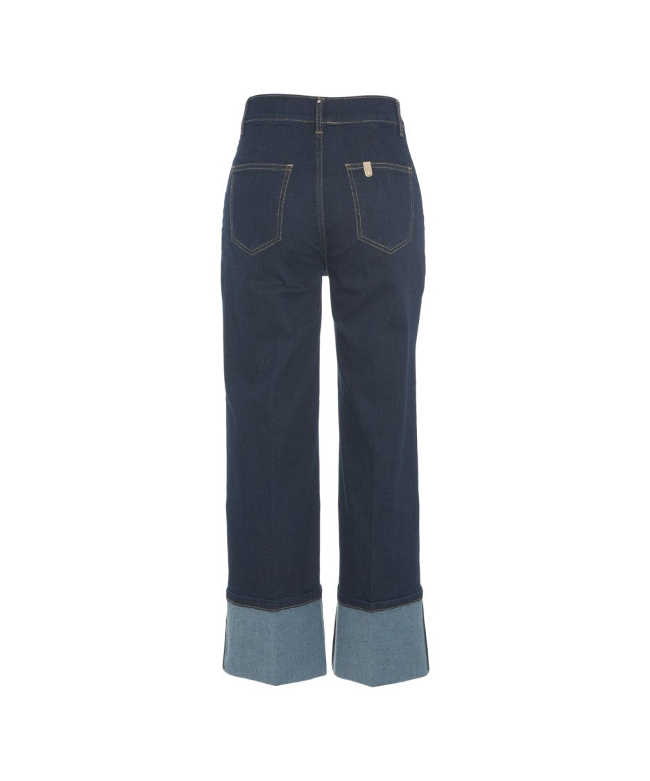 Liu Jo Straight-Leg Jeans With Cuffs
