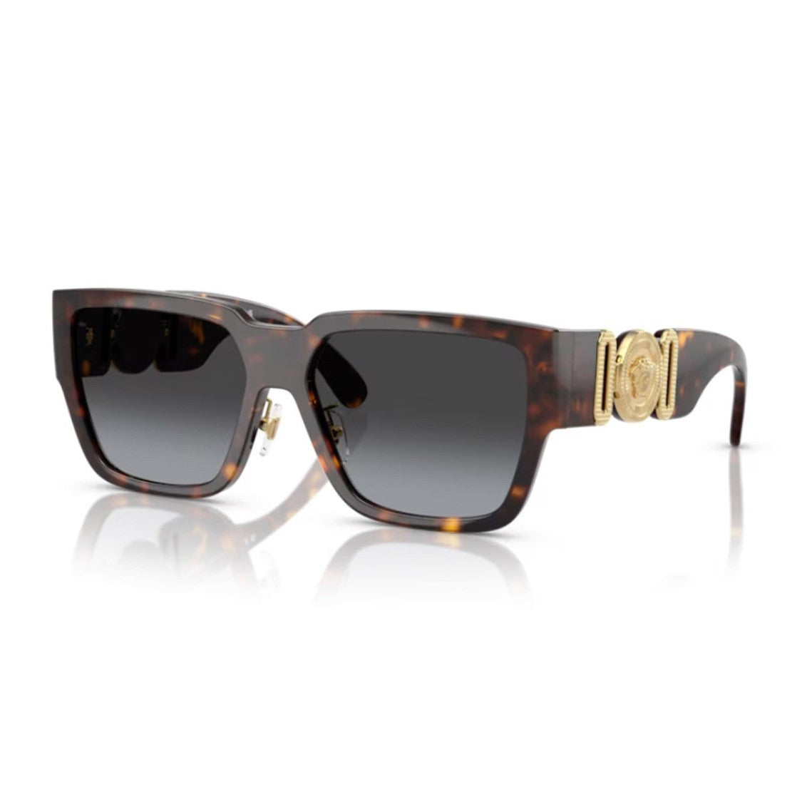 Versace Havana 0Ve4483d Medusa Biggie Injected Square Sunglasses