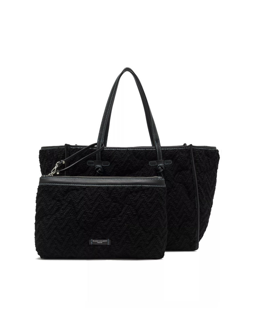 Marcella Club X Gianni Chiarini Marcella Black Shoulder Bag