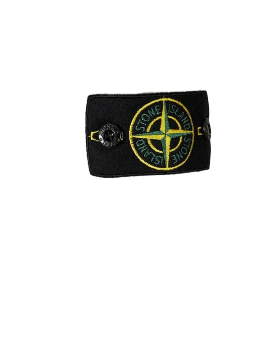 Stone Island Relaxed Fit Wool Hoodie With Distinctive Emblem