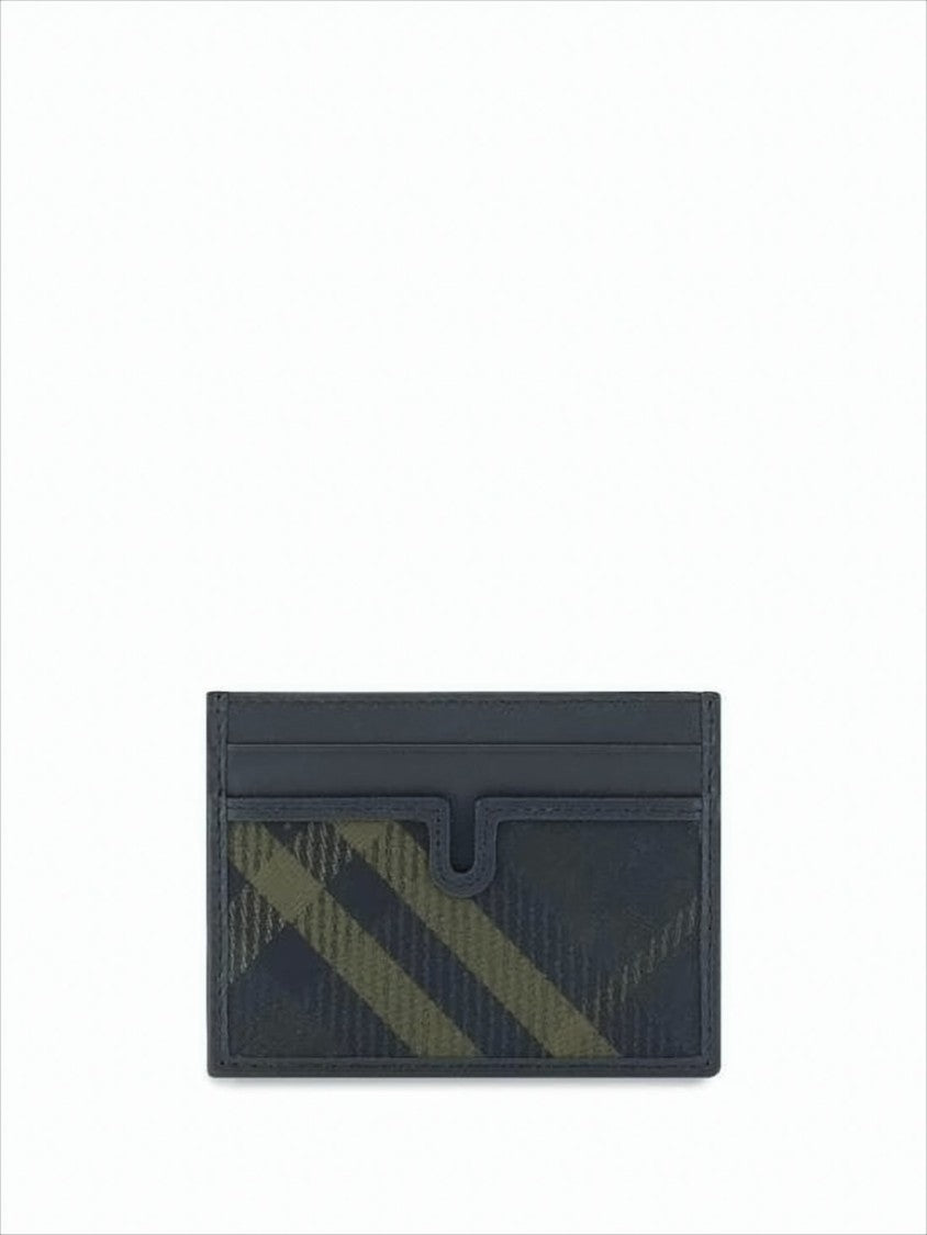 Burberry Slim Cardholder Wallet With Classic Check Pattern