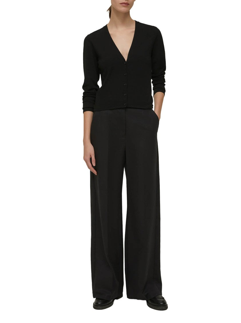 Pennyblack Wide-Leg Valanga Trousers In Soft Double Cotton