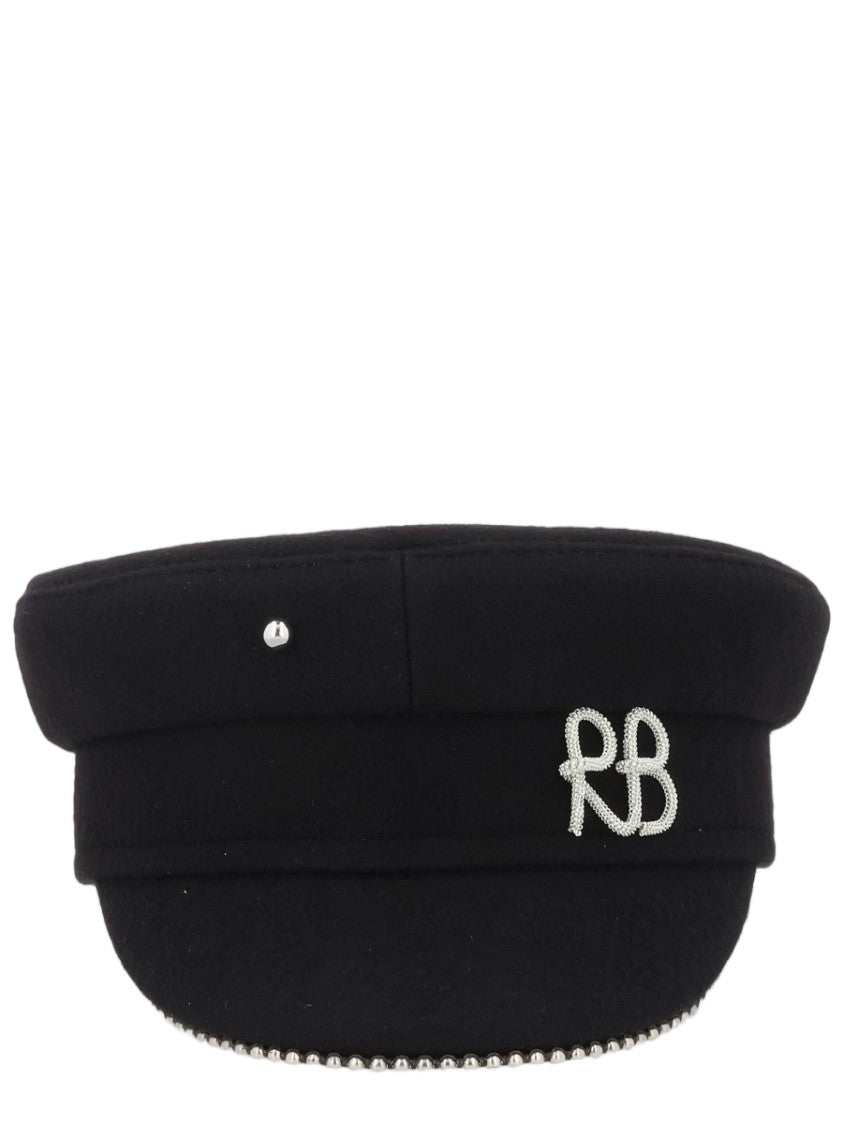 Ruslan Baginskiy Structured Wool Baker Boy Hat