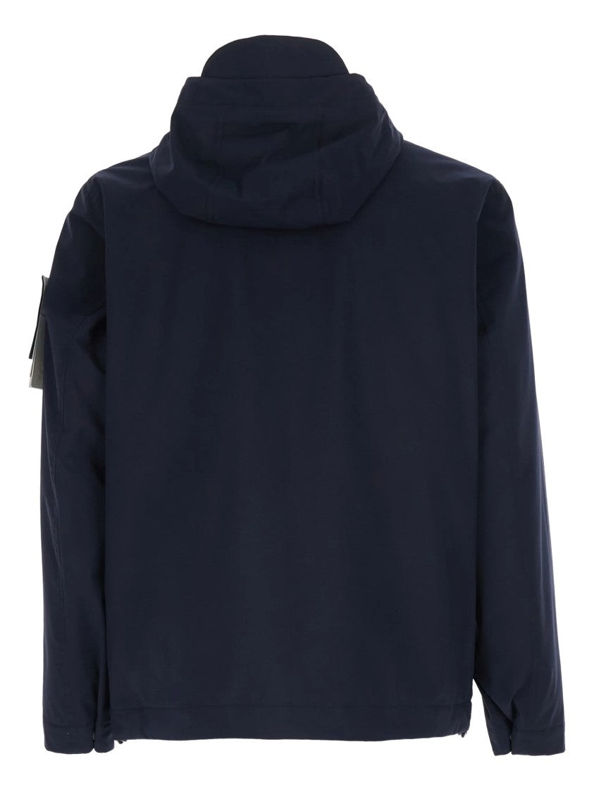 Stone Island Blue Clean Design Casual Jacket