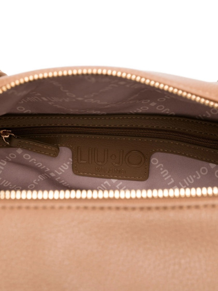 Liu Jo Soft Pebbled Handbag With Dual Handles