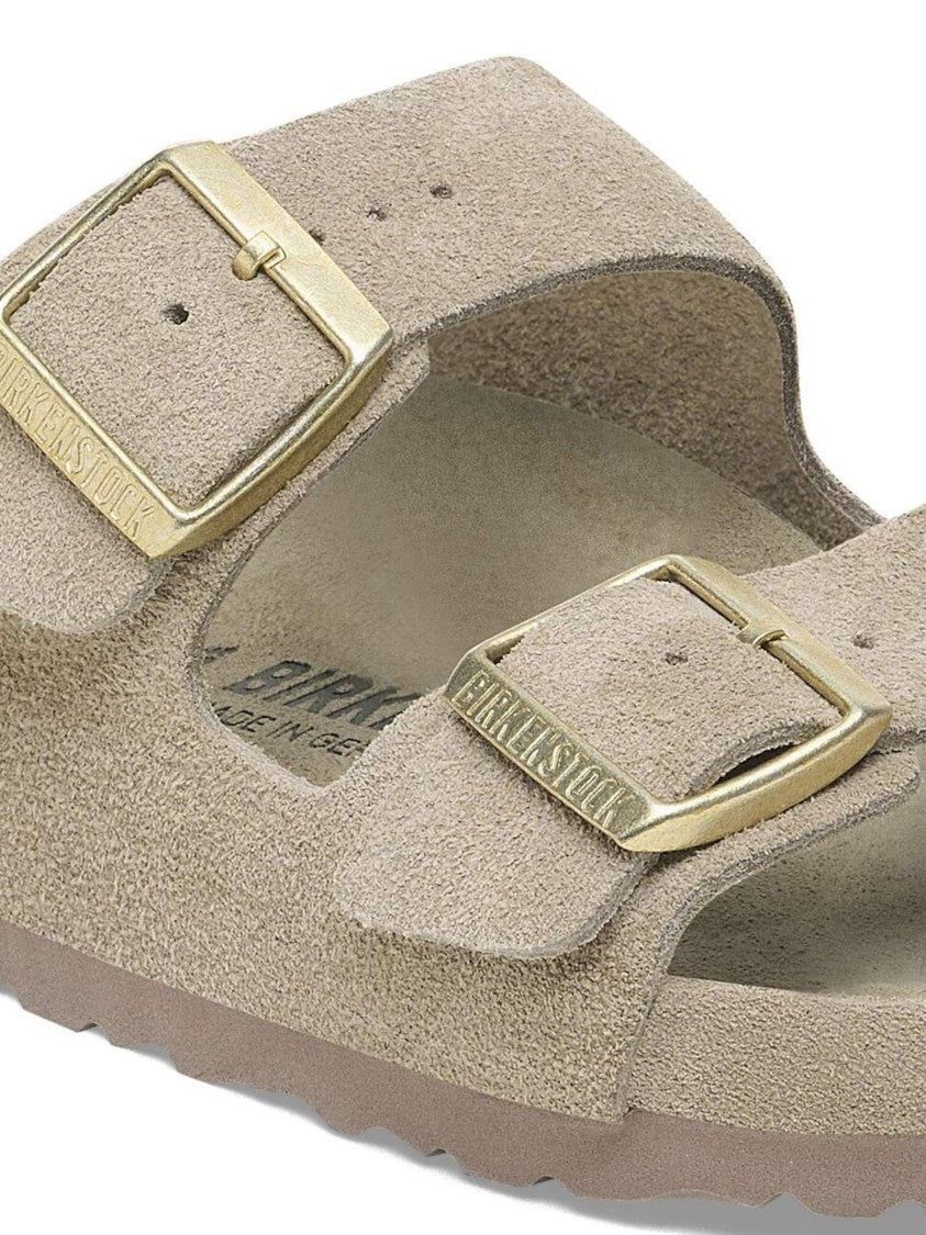 Birkenstock Arizona Contoured Suede Slides