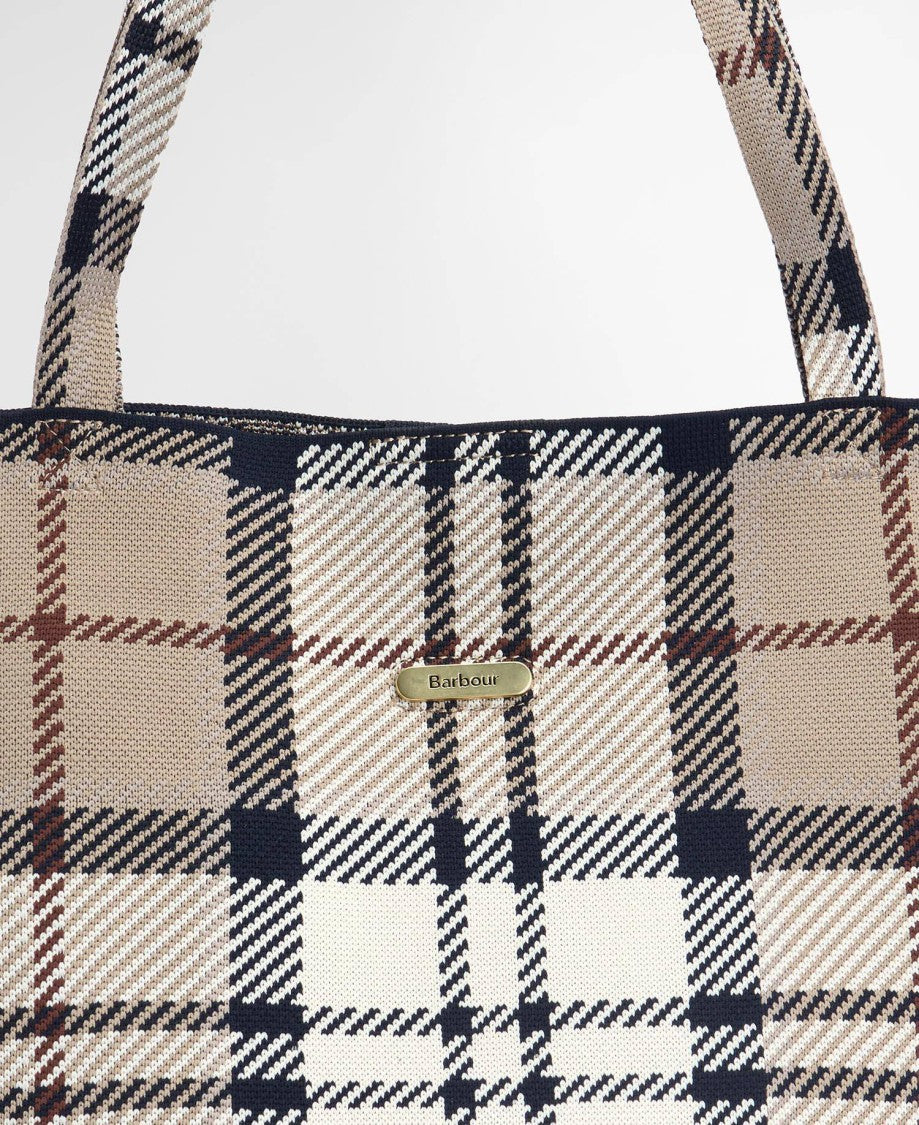 Barbour Layla Tartan Large Tote Bag