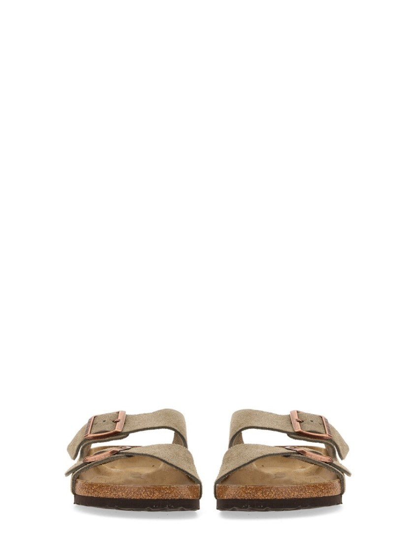 Birkenstock Arizona Suede-Like Adjustable Buckle Sandals