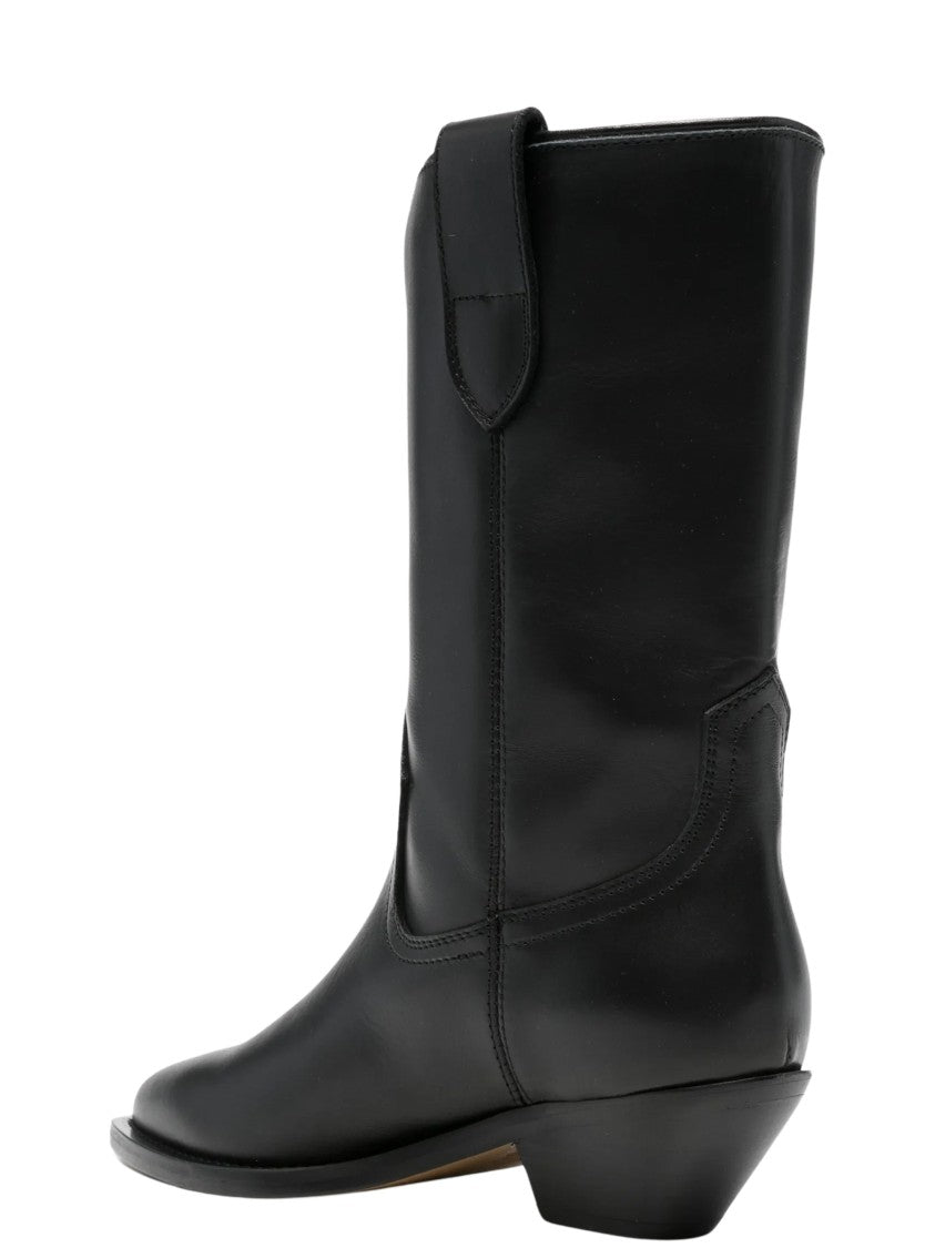 Via Roma 15 Pointed-Toe Panelled Ankle-Length Boots