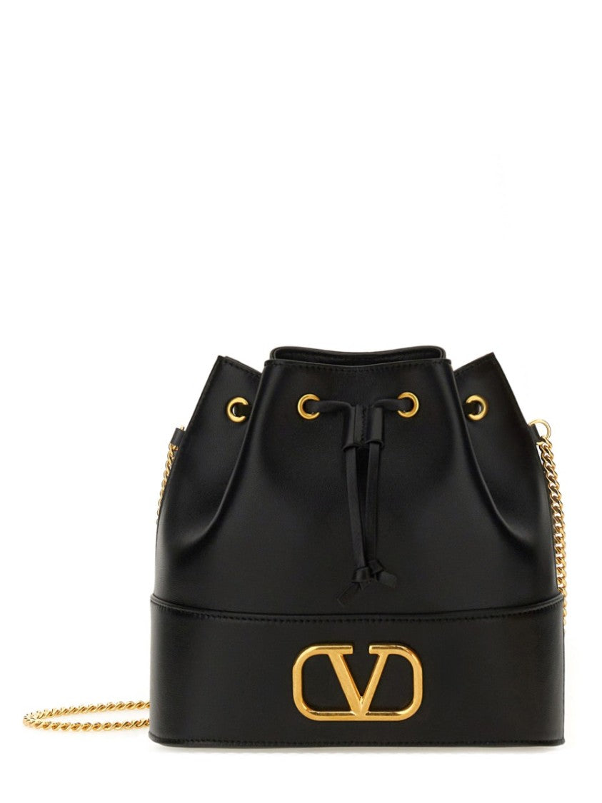 Valentino Garavani Mini Bucket Bag With Chain "Vlogo Signature"