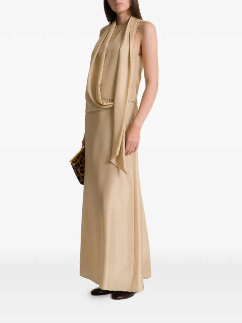 Alberta Ferretti Flowing Silhouette A-Line Midi Skirt