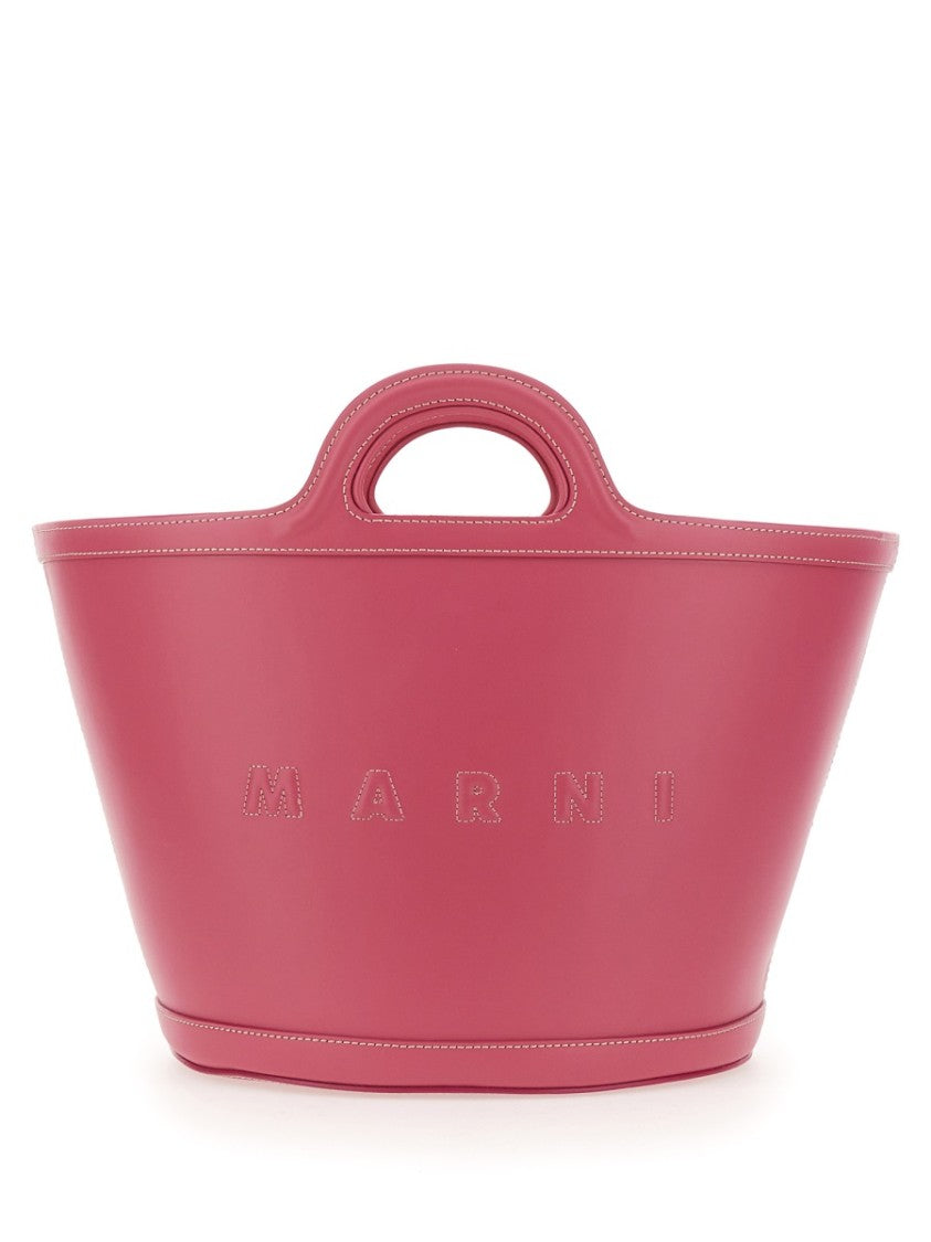 Marni Structured Shoulder Bag With Double Top Handle