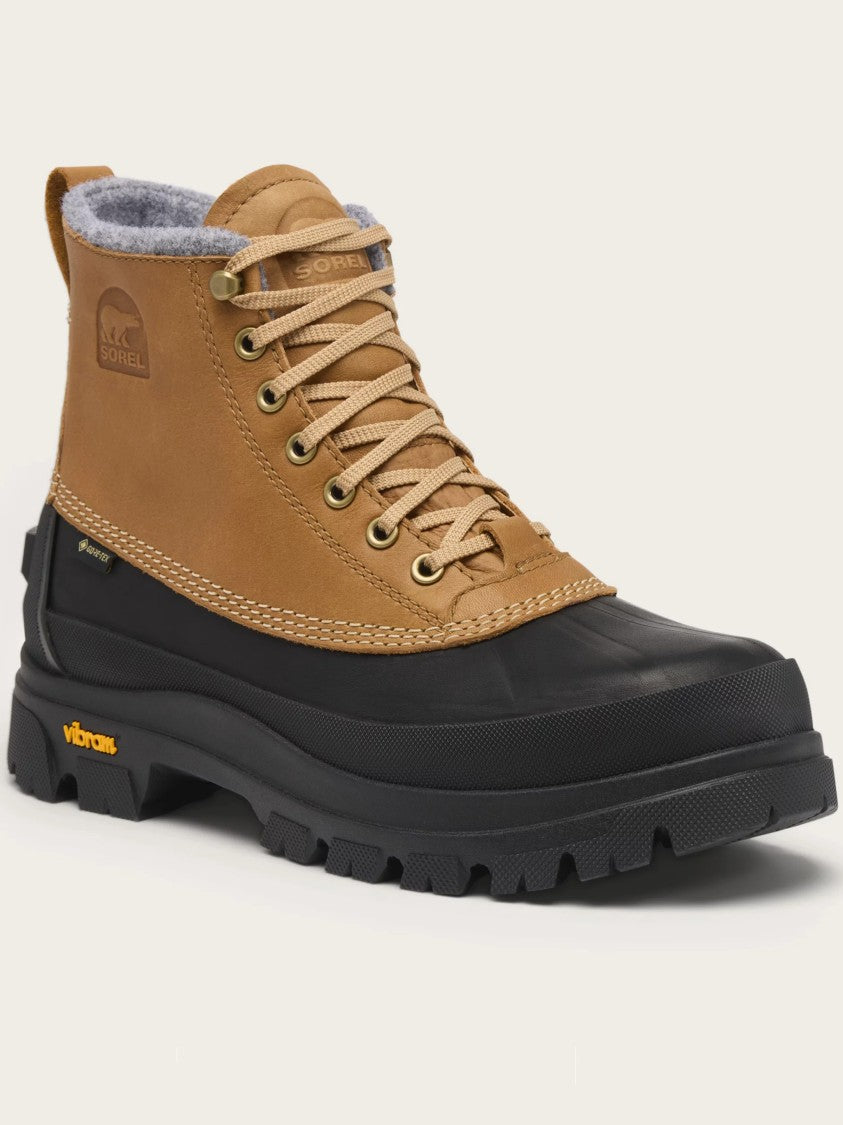 Sorel Daystorm Horizon Gtx Brown Leather Rubber Boots