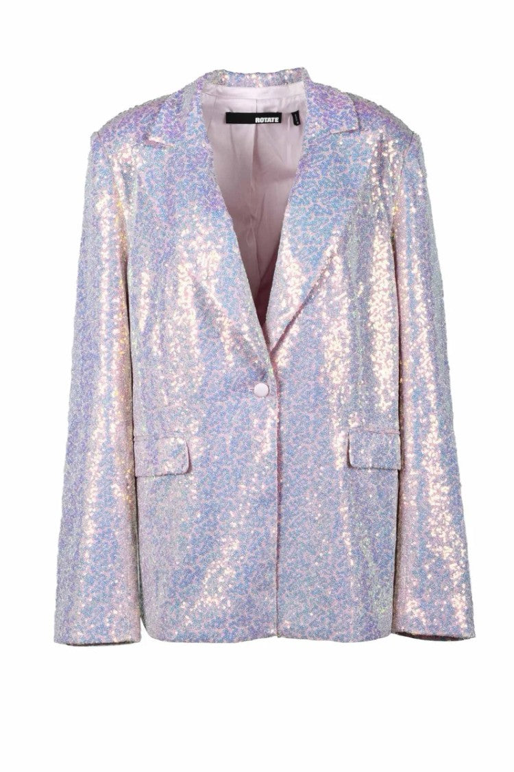 Rotate Birger Christensen Polyester Elastane Jacket - Pink