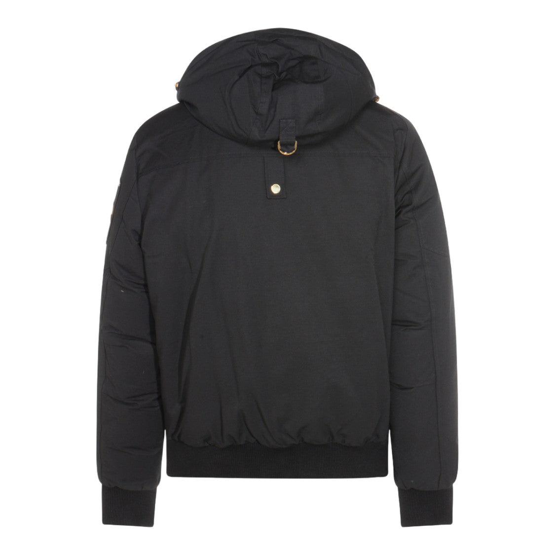 Moose Knuckles Casual Black Jacket With Gold Accents
